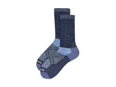 Smartwool Bike Zero Cushion Crew Socks Men's No Show Socks Shoes Deep Navy: Md (men's Shoe 6-8.5), Wool/nylon/