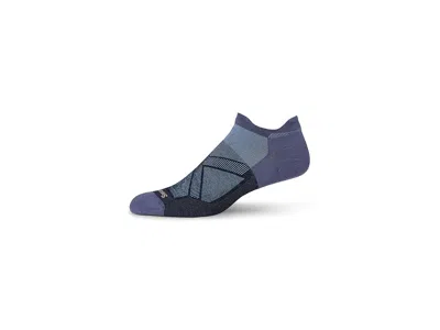 Smartwool Bike Zero Cushion Low Ankle Socks Men's No Show Socks Shoes Nightfall Blue: Md (men's Shoe 6-8.5)