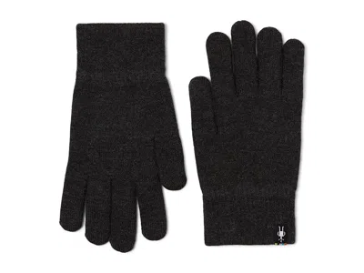 Smartwool Boiled Wool Gloves Extreme Cold Weather Gloves Charcoal: Lg-xl In Black