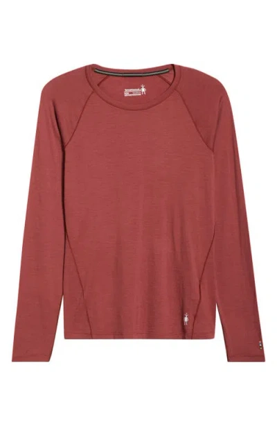 Smartwool Classic All Season Merino Wool Base Layer Long Sleeve T-shirt In Brown