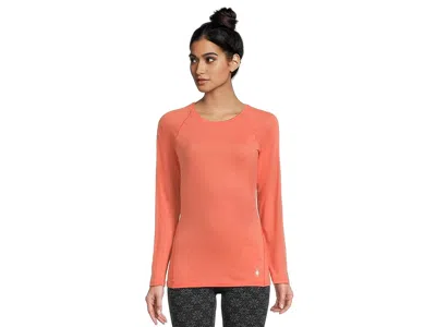 Smartwool Classic All-season Merino Base Layer Crew In Orange