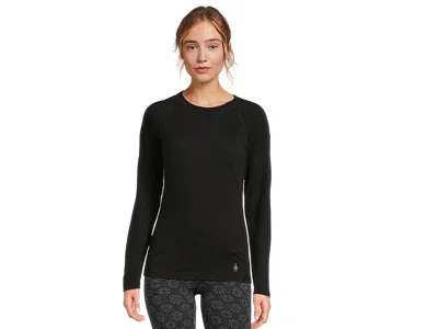 Smartwool Classic All-season Merino Base Layer Long Sleeve In Black