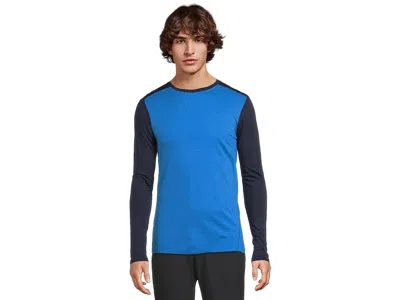 Smartwool Classic All-season Merino Base Layer Long Sleeve In Blue