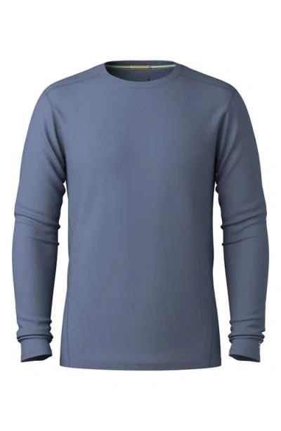 Smartwool Classic All-season Merino Base Layer Long Sleeve Crewneck T-shirt In Gray