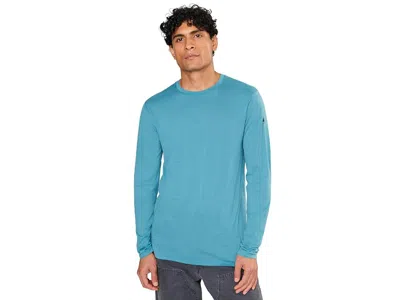 Smartwool Classic All-season Merino Base Layer Long Sleeve Men's Clothing Mineral Blue: Lg, Nylon/wool