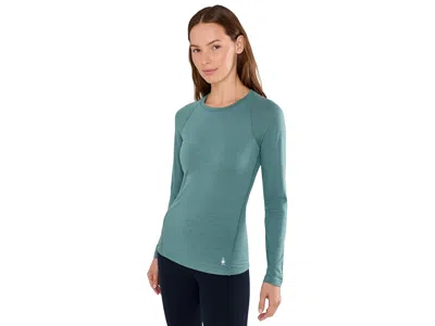 Smartwool Classic All-season Merino Base Layer Long Sleeve Women's Clothing Dusty Teal: Md, Wool/nylon