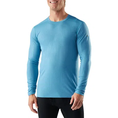 Smartwool Classic All-season Merino Wool Blend Long Sleeve T-shirt In Blue