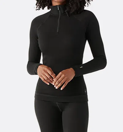 Smartwool Classic Thermal 1/4 Zip Sweater In Black