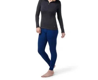 Smartwool Classic Thermal 1/4 Zip Tee In Charcoal Heather