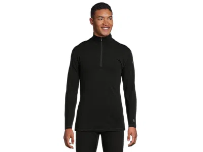 Smartwool Classic Thermal Merino Base Layer 1/4 Zip In Black