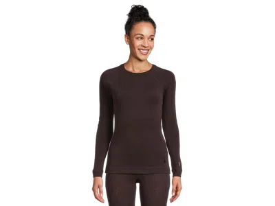 Smartwool Classic Thermal Merino Base Layer Crew In Brown