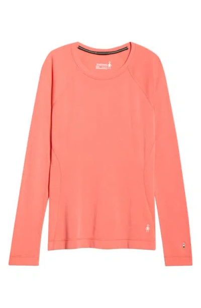 Smartwool Classic Thermal Merino Base Layer Long Sleeve Top In Red