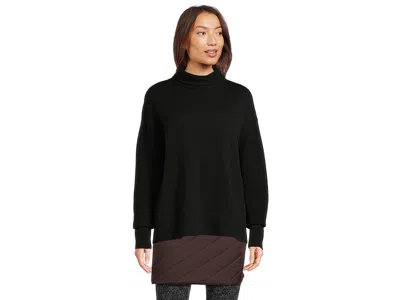 Smartwool Edgewood Cowl Neck Sweater In Black