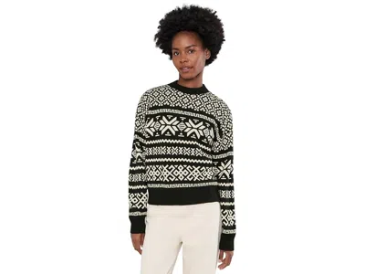 Smartwool Edgewood Heritage Crew Sweater Women's Sweatshirt Black: Md, Nylon/polyester/wool