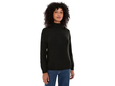 Smartwool Edgewood Tunic Women's Sweater Black Donegal: Lg, Nylon/polyester/wool