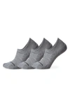 Smartwool Everyday 3-pack Wool Blend Cushion No Show Socks In Light Gray