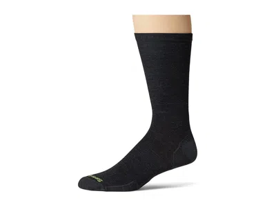 Smartwool Everyday Anchor Line Crew Men's Crew Cut Socks Shoes Charcoal: Xl (men's Shoe 12-14.5) In Black