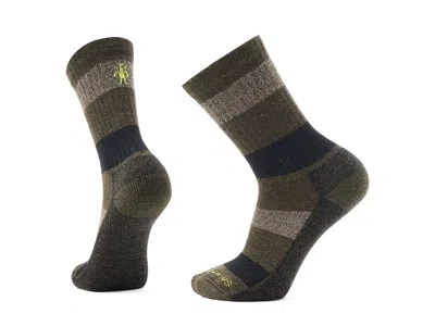 Smartwool Everyday Barnsley Crew Socks Knee High Socks Shoes Military Olive: Lg (us Men's Shoe 9-11.5 - Women' In Multi