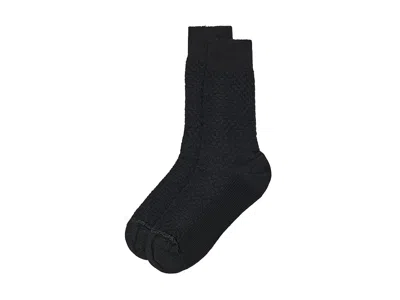 Smartwool Everyday Basketweave Crew Socks Men's Shoes Black: Lg (men's Shoe 9-11.5), Merino/nylon/wool