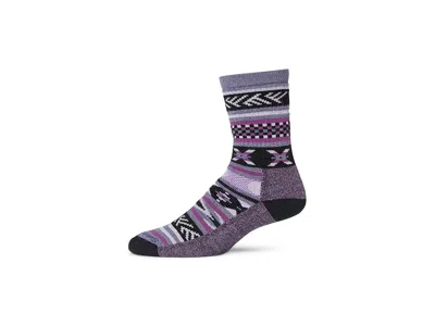 Smartwool Everyday Cabin Games Crew Socks Knee High Socks Shoes Chalk Violet: Sm (us Men's Shoe 3-5.5 - Women' In Purple