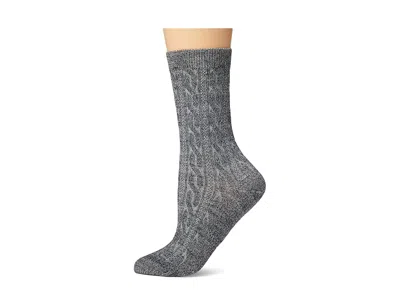 Smartwool Everyday Cable Zero Cushion Merino Wool Crew Women's No Show Socks Shoes Natural: Sm (women's Shoe 4 In Gray