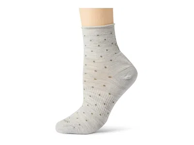 Smartwool Everyday Classic Dot Ankle Boot Socks Women's No Show Socks Shoes Ash: Sm (women's Shoe 4-6.5) In Gray