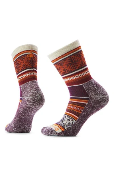 Smartwool Everyday Cozy Fair Isle Crew Socks In Multi