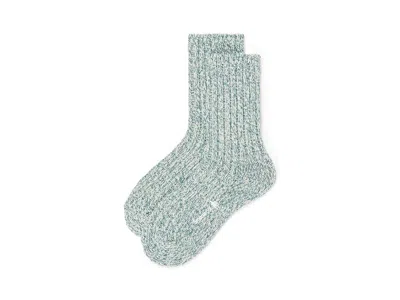 Smartwool Everyday Cozy Heritage Rib Crew Socks Sock Dusty Teal: Sm (women's Shoe 4-6.5), Nylon/wool