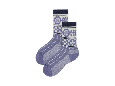 Smartwool Everyday Cozy Retro Sunflower Crew Socks Sock Nightfall Blue: Sm (women's Shoe 4-6.5), Nylon/wool