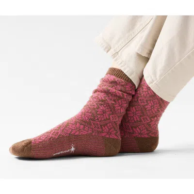 Smartwool Everyday Crew Socks In Pink