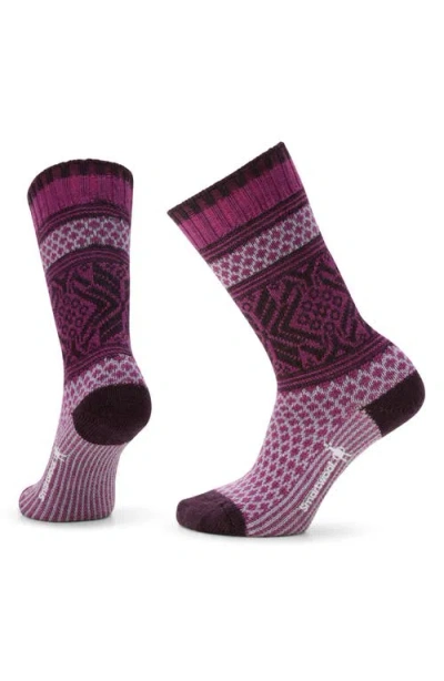 Smartwool Everyday Crew Socks In Meadow Mauve