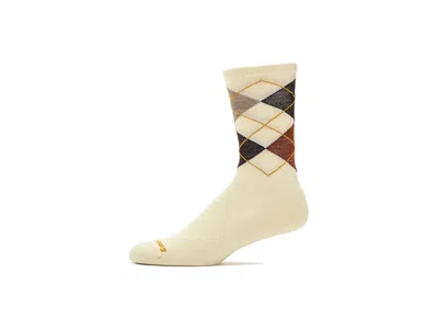 Smartwool Everyday Diamond Jim Crew Socks Men's No Show Socks Shoes Natural: Md (men's Shoe 6-8.5) In Neutral