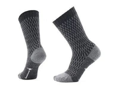 Smartwool Everyday Digi-tick Crew Socks Knee High Socks Shoes Charcoal: Md (us Men's Shoe 6-8.5 - Women's Shoe In Gray