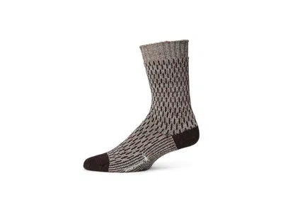 Smartwool Everyday Digi-tick Crew Socks Knee High Socks Shoes Taupe/natural Marl: Md (us Men's Shoe 6-8.5 - Wo In Brown