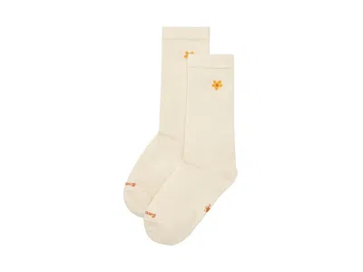 Smartwool Everyday Groovy Bloom Crew Socks Sock Natural: Sm (women's Shoe 4-6.5) One Size In Neutral