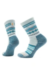 Smartwool Everyday Hudson Trail Merino Wool Blend Crew Socks In Frosty Green