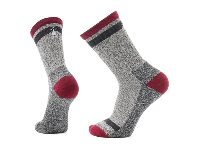 Smartwool Everyday Larimer Crew Socks Knee High Socks Shoes Tibetan Red: Md (us Men's Shoe 6-8.5 - Women's Sho In Gray