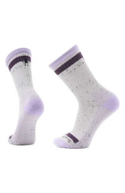 Smartwool Everyday Larimer Crew Socks In Ultra Violet