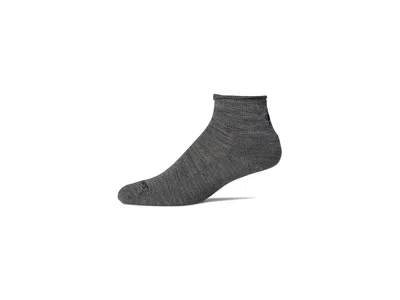 Smartwool Everyday Roll Top Ankle Socks Women's Crew Cut Socks Shoes Medium Gray: Sm (women's Shoe 4-6.5) In Multi
