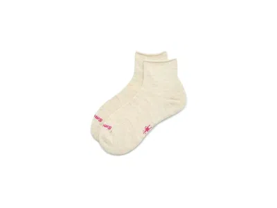 Smartwool Everyday Roll Top Ankle Socks Women's Crew Cut Socks Shoes Moonbeam 1: Lg (women's Shoe 10-12.5) In Gray