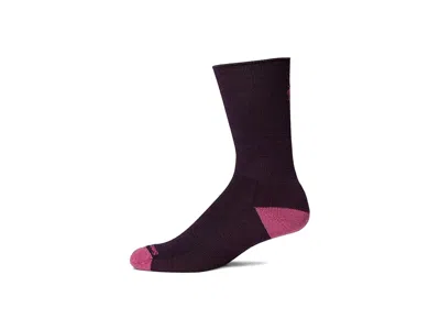 Smartwool Everyday Roll Top Crew Socks Crew Cut Socks Shoes Purple Iris: Md (us Men's Shoe 6-8.5 - Women's Sho