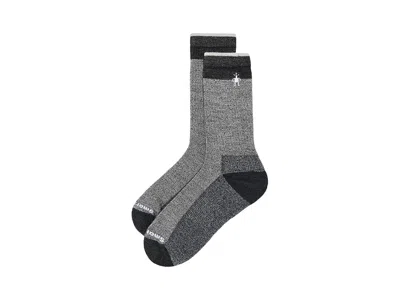 Smartwool Everyday Rollinsville Crew Socks Men's No Show Socks Shoes Ash-charcoal: Lg (men's Shoe 9-11.5) In Gray