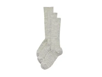 Smartwool Everyday Slouchy Rib Tall Crew Socks 3-pack Women's Shoes Ash: Md (women's Shoe 7-9.5), Nylon/wool In Gray