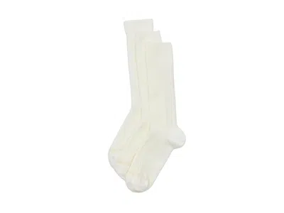 Smartwool Everyday Slouchy Rib Tall Crew Socks 3-pack Women's Shoes White: Md (women's Shoe 7-9.5), Nylon/wool