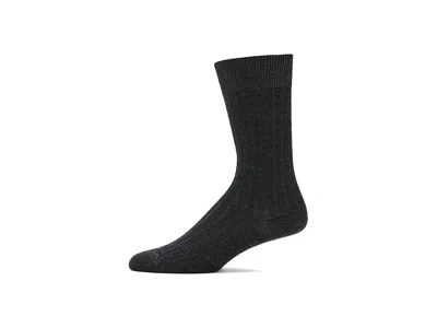 Smartwool Everyday Slouchy Rib Tall Crew Socks Sock Charcoal: Sm (women's Shoe 4-6.5) One Size In Black