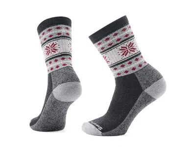 Smartwool Everyday Snowflake Dream Crew Socks Knee High Socks Shoes Charcoal: Lg (us Men's Shoe 9-11.5 - Women In Multi