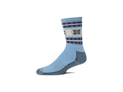 Smartwool Everyday Snowflake Dream Crew Socks Knee High Socks Shoes Serene Blue: Xl (us Men's Shoe 12-14.5 - W