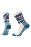 Smartwool Everyday Snowflake Dream Merino Wool Blend Crew Socks In Moonbeam
