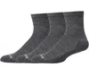 Smartwool 3-pack Everyday Solid Rib Crew Socks In Brown
