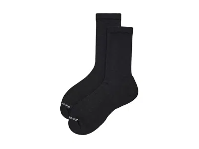 Smartwool Everyday Solid Rib Crew Socks Men's No Show Socks Shoes Black 1: Xl (men's Shoe 12-14.5), Wool/nylon